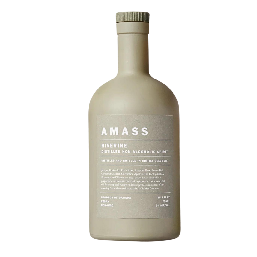 AMASS — Riverine, Botanical Non-Alcoholic Distilled Spirit | A Fresh Sip, The Best Non-Alcoholic Adult Beverages