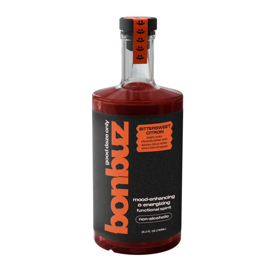 Bonbuz — Bittersweet Citron, Mood-Enhancing & Energizing Functional Spirit | A Fresh Sip, The Best Non-Alcoholic Adult Beverages