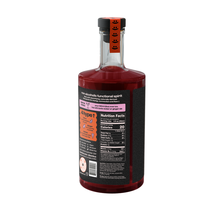 Bonbuz — Bittersweet Citron, Mood-Enhancing & Energizing Functional Spirit (Nutrition) | A Fresh Sip, The Best Non-Alcoholic Adult Beverages