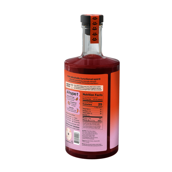Bonbuz — Slowburn, Mood-Enhancing & Energizing Functional Spirit (Nutrition) | A Fresh Sip, The Best Non-Alcoholic Adult Beverages