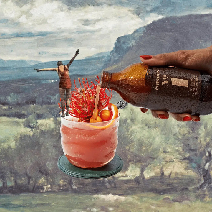 Curious Elixirs — No.1 Pomegranate Negroni Sbagliato, Non-Alcoholic Craft Cocktail (Video) | A Fresh Sip, The Best Non-Alcoholic Adult Beverages