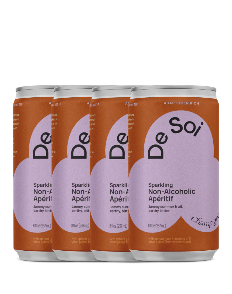 De Soi — Champignon Dreams, Non-Alcoholic Apéritif (4 cans) | A Fresh Sip, The Best Non-Alcoholic Adult Beverages