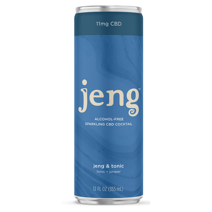 Jeng — Jeng & Tonic, Non-Alcoholic  Hemp Infused Sparkling Cocktail | A Fresh Sip, The Best Non-Alcoholic Adult Beverages