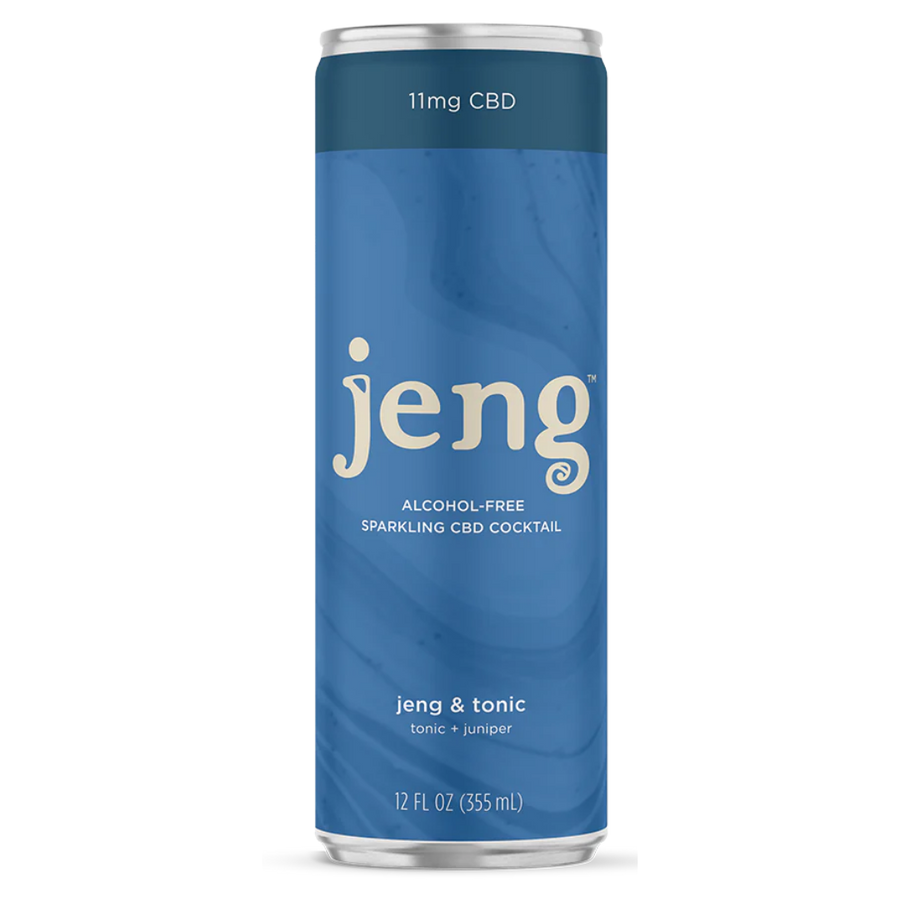 Jeng — Jeng & Tonic, Non-Alcoholic  Hemp Infused Sparkling Cocktail | A Fresh Sip, The Best Non-Alcoholic Adult Beverages