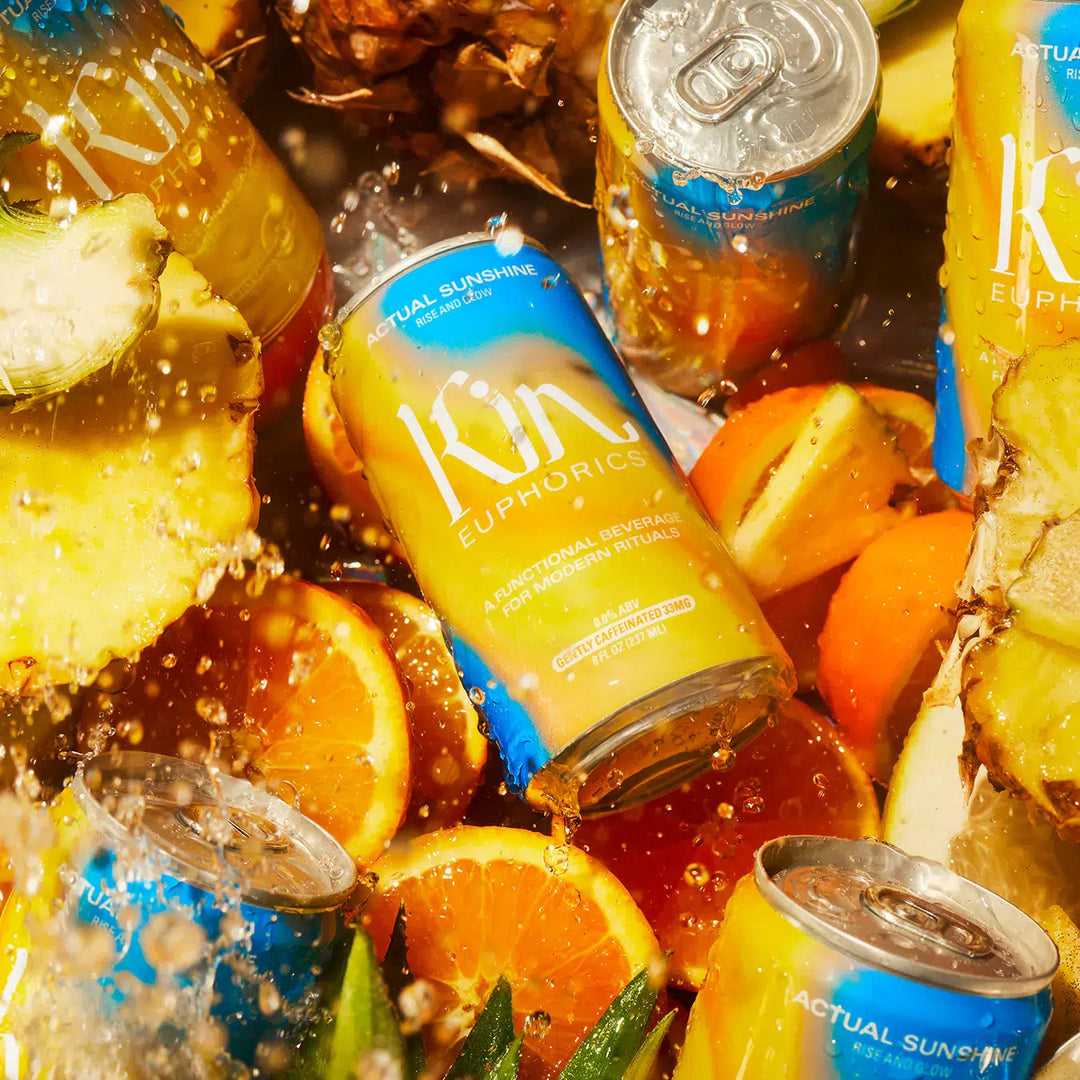 Kin — Actual Sunshine: Rise & Glow, Non-Alcoholic Beverage (4 cans)