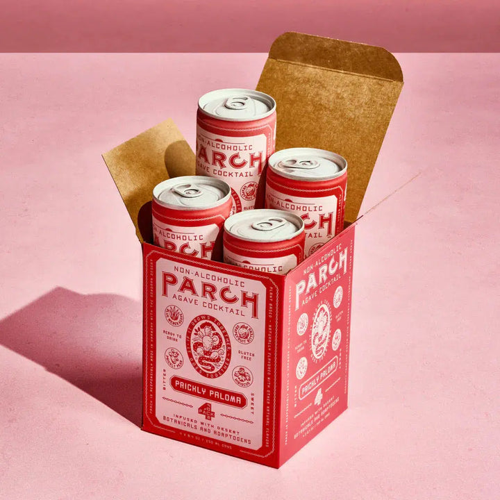 Parch — Prickly Paloma, Non-Alcoholic Beverage (4-pack)