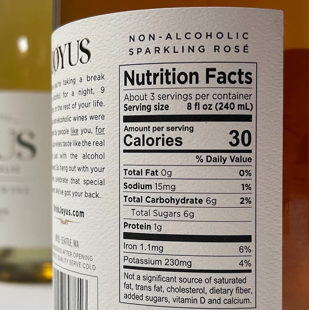 Jøyus — Sparkling Rosé, Non-Alcoholic Sparking Wine