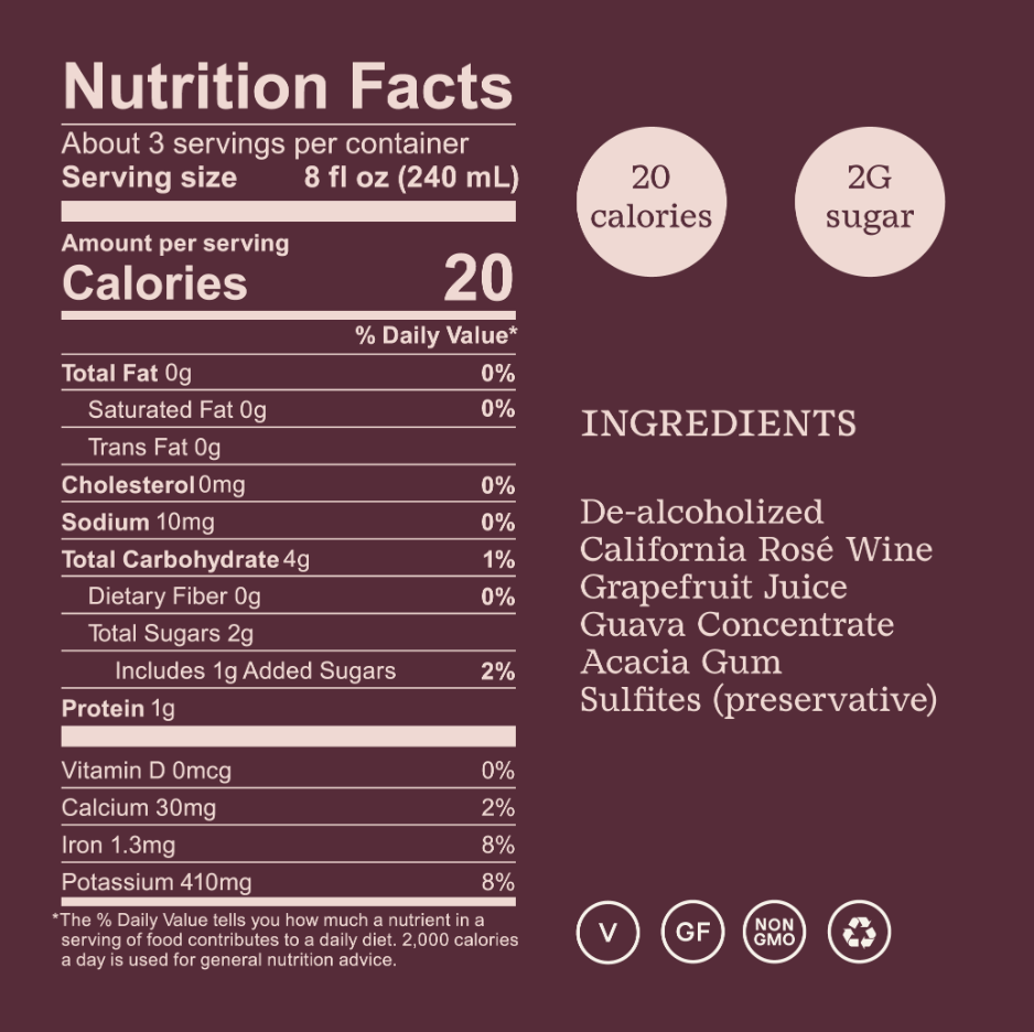 Surely — Sparkling Rosé, Non-Alcoholic Sparkling Wine