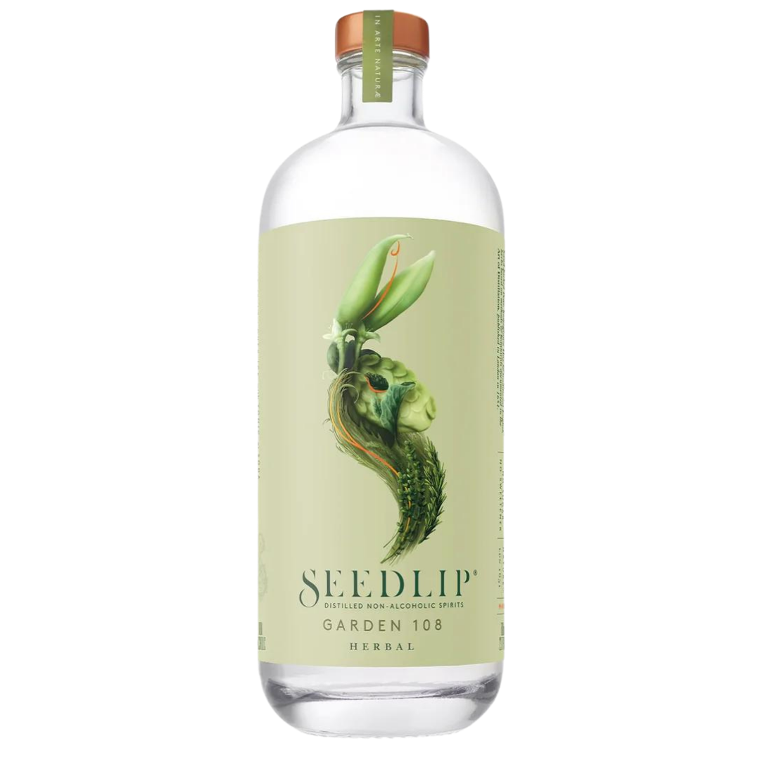 Seedlip — Garden 108,  Non-Alcoholic Distilled Spirit | A Fresh Sip, The Best Non-Alcoholic Adult Beverages