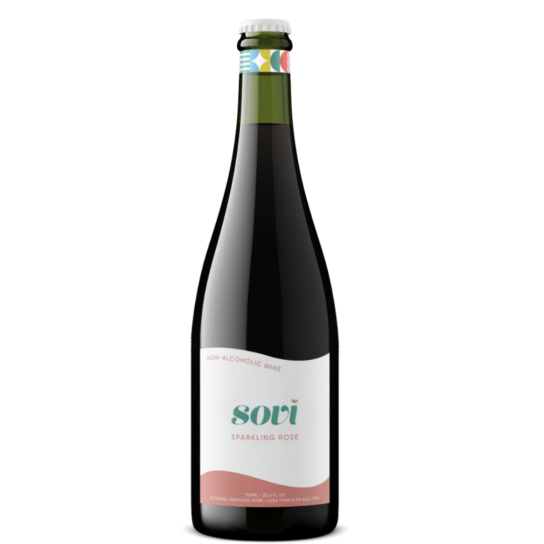 Sovi — Sparkling Rosé, Non-Alcoholic Wine | A Fresh Sip, The Best Non-Alcoholic Adult Beverages