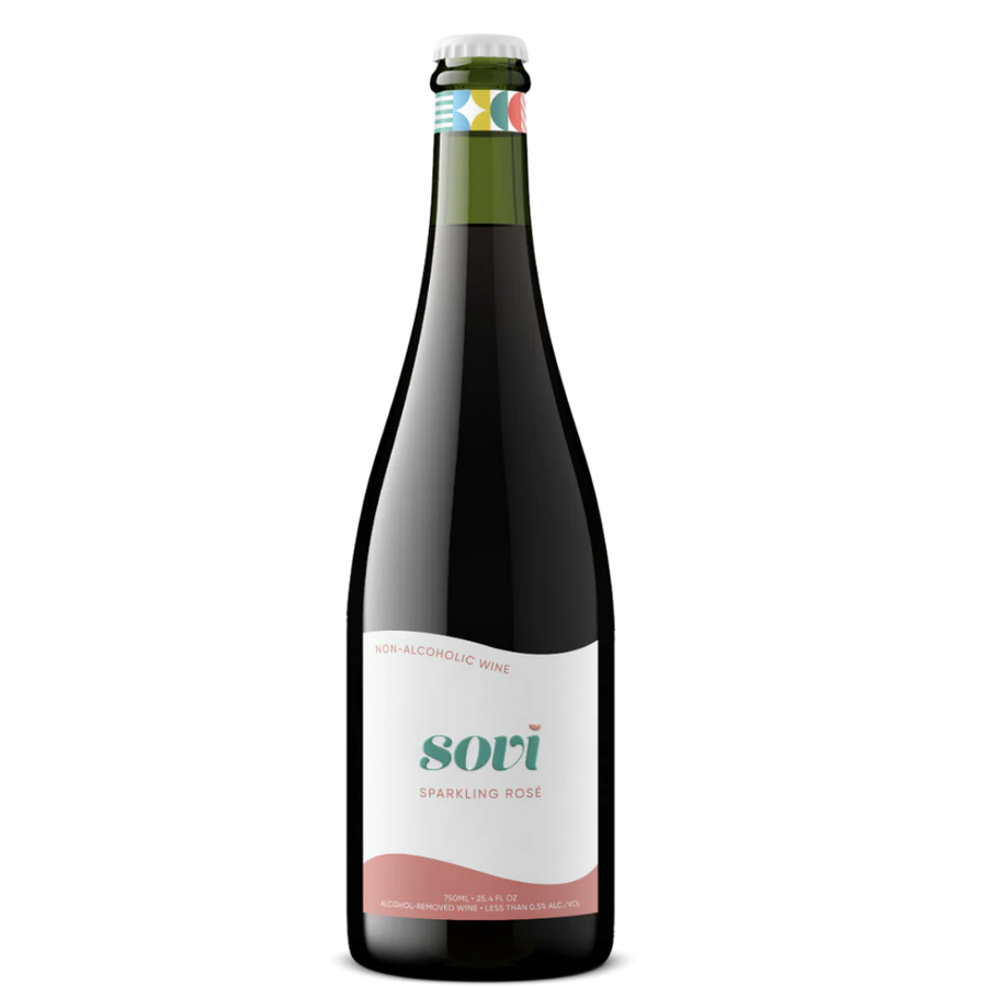 Sovi — Sparkling Rosé, Non-Alcoholic Wine | A Fresh Sip, The Best Non-Alcoholic Adult Beverages