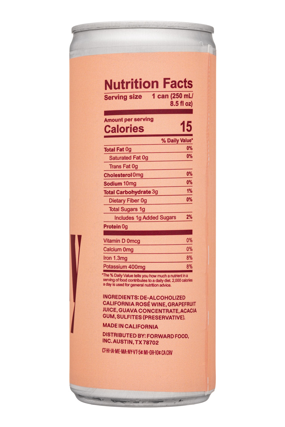 Surely — Sparkling Rosé, Non-Alcoholic Wine Cans (4-pack)