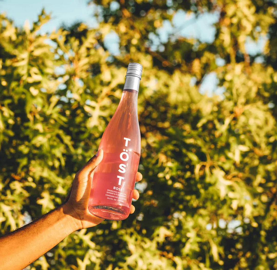 Töst — Rose, Sparkling White Tea, Ginger & Elderberry (750ml)