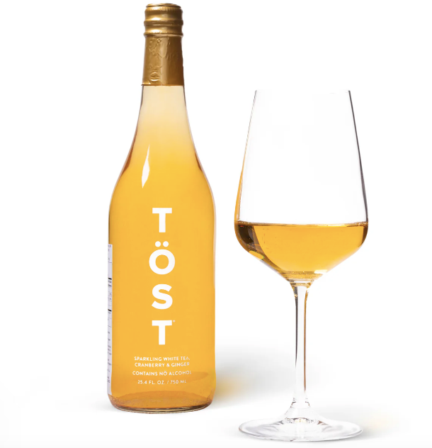Töst — Original, Sparkling White Tea, Cranberry & Ginger (750ml)