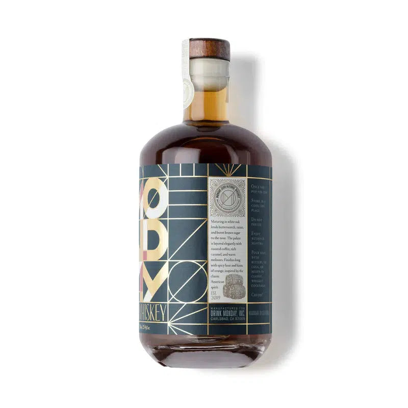 Monday — Whiskey, Non-Alcoholic Distilled Spirit