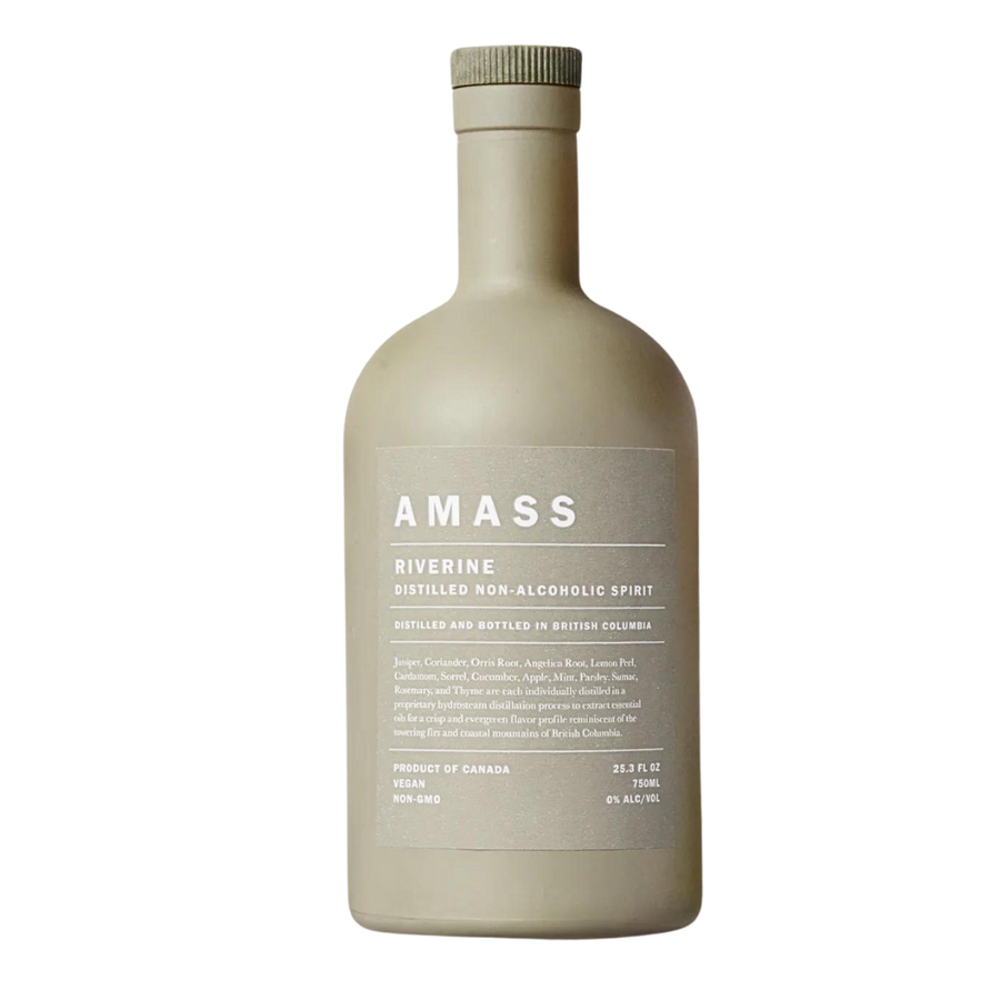 AMASS — Riverine, Botanical Non-Alcoholic Distilled Spirit | A Fresh Sip, The Best Non-Alcoholic Adult Beverages