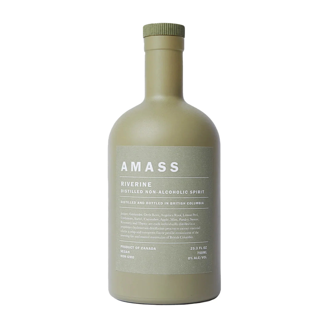 AMASS — Riverine, Botanical Non-Alcoholic Distilled Spirit A Fresh Sip