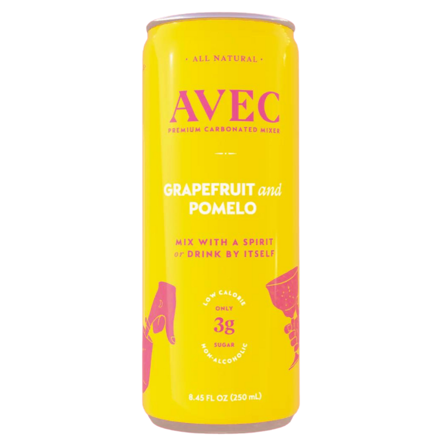 AVEC — Grapefruit & Pomelo, Premium Carbonated Drink | A Fresh Sip, The Best Non-Alcoholic Adult Beverages