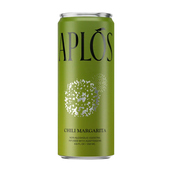 Aplós — Chili Margarita, Non-Alcoholic Cocktail Infused With Adaptogens (single can) | A Fresh Sip, The Best Non-Alcoholic Adult Beverages