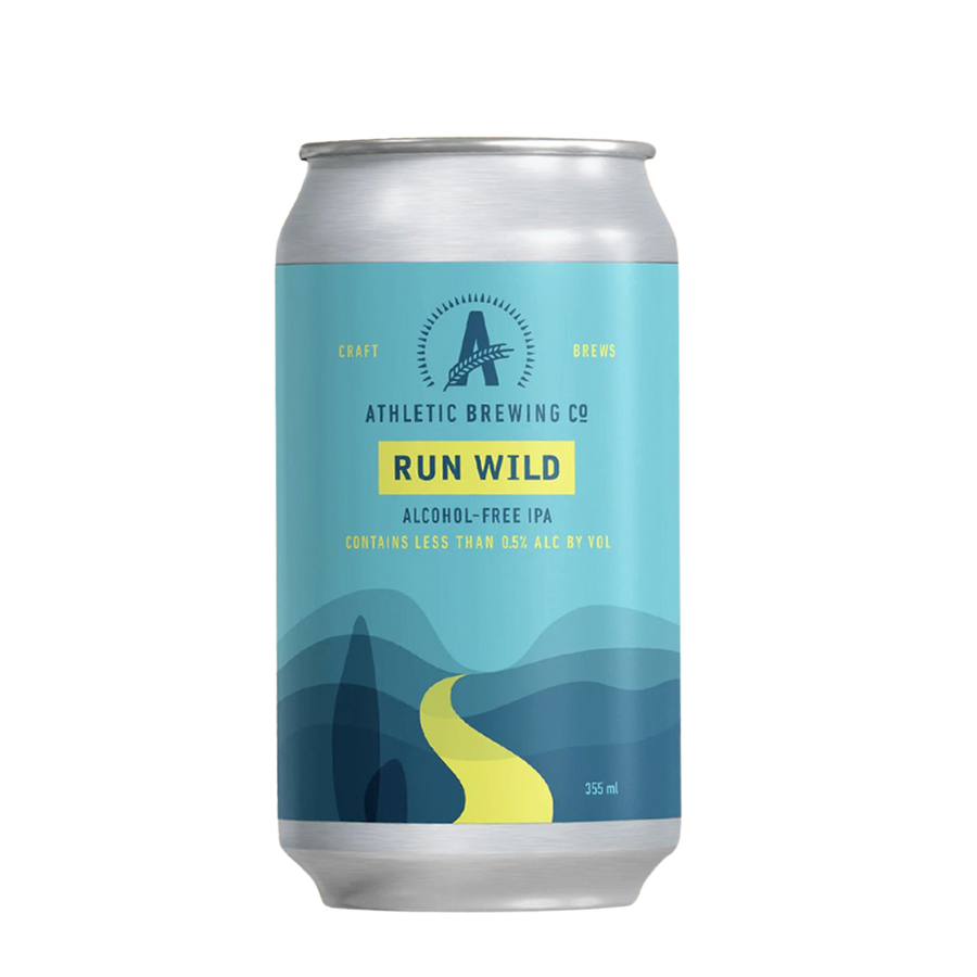 Athletic Brewing — Run Wild IPA, Non-Alcoholic Beer | A Fresh Sip, The Best Non-Alcoholic Adult Beverages