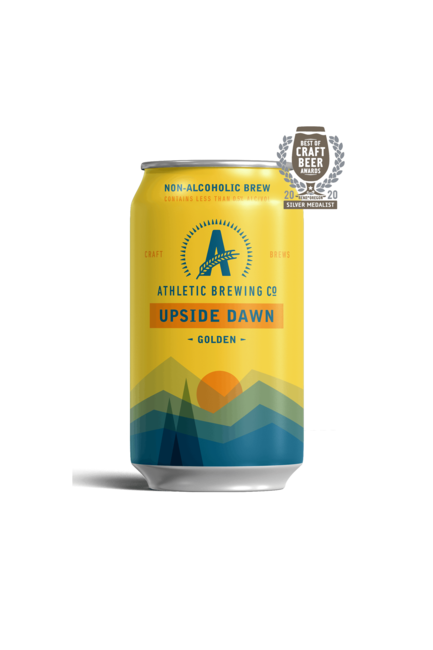 Athletic Brewing — Upside Dawn Golden Ale, Non-Alcoholic Beer (Single Can) | A Fresh Sip, The Best Non-Alcoholic Adult Beverages