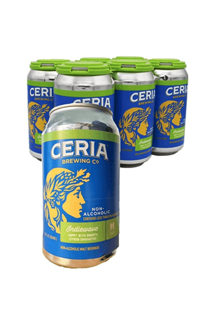 Ceria Brewing Co. — Indiewave IPA, Non-Alcoholic Beer (6-pack) | A Fresh Sip, The Best Non-Alcoholic Adult Beverages