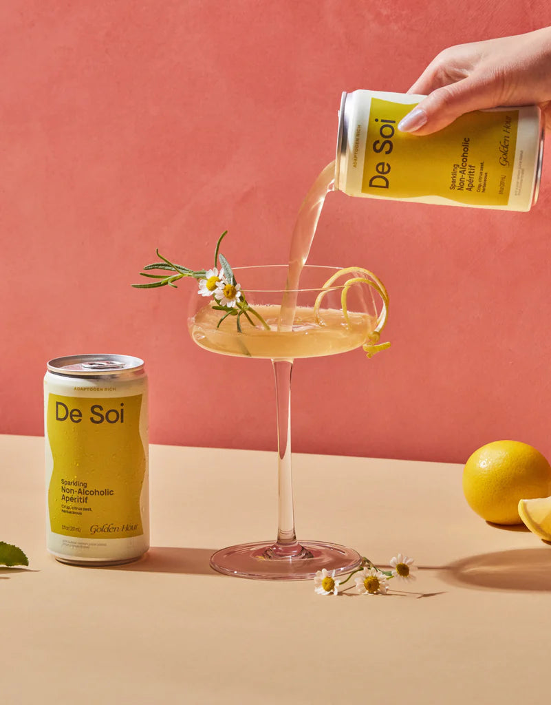 De Soi — Golden Hour, Non-Alcoholic Apéritif (Lifestyle) | A Fresh Sip, The Best Non-Alcoholic Adult Beverages