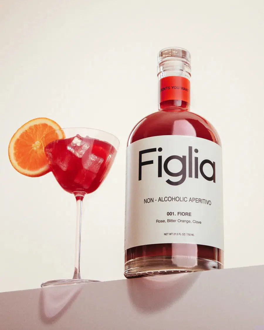 Figlia — Fiore, Rose, Bitter Orange & Clove Aperitivo | A Fresh Sip, The Best Non-Alcoholic Adult Beverages