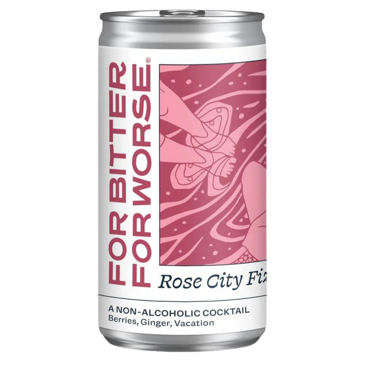 For Bitter For Worse — Rose City Fizz, Non-Alcoholic Cocktail | A Fresh Sip, The Best Non-Alcoholic Adult Beverages