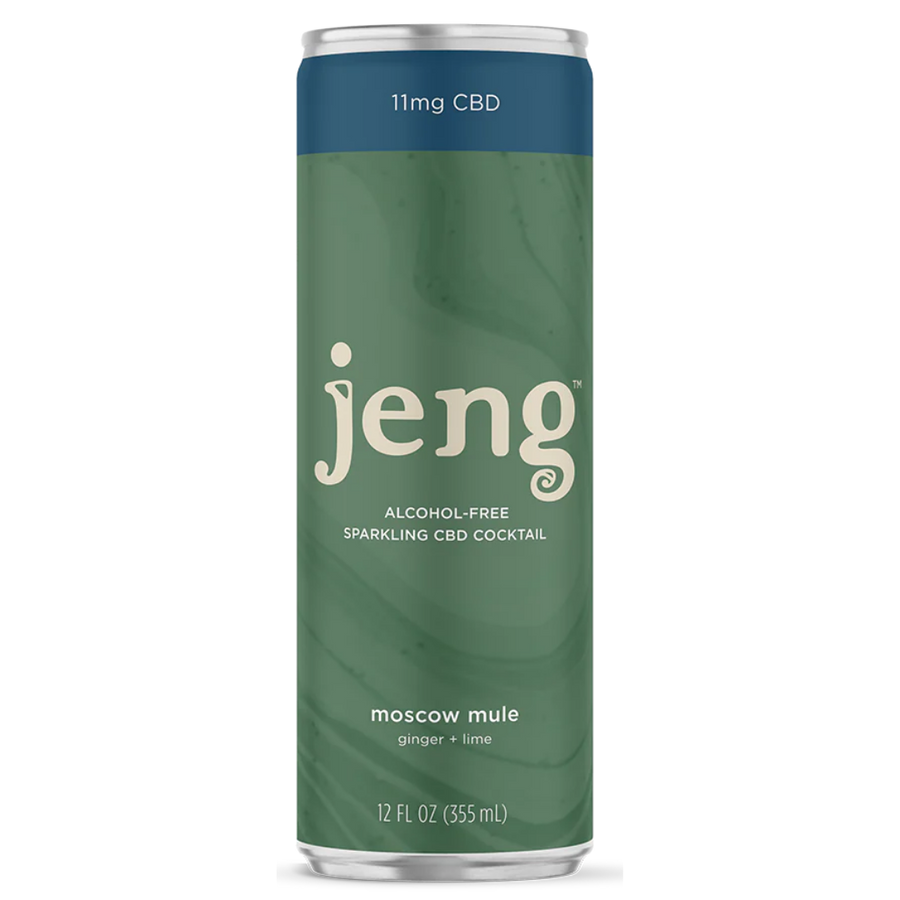 Jeng — Moscow Mule, Non-Alcoholic  Hemp Infused Sparkling Cocktail | A Fresh Sip, The Best Non-Alcoholic Adult Beverages