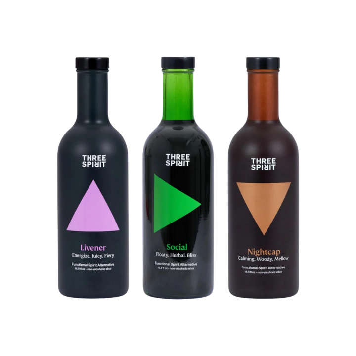 Three Spirit — Starter Pack, Non-Alcoholic Active Botanical Drinks