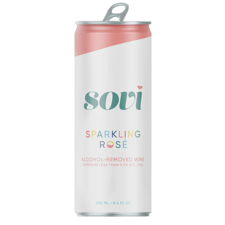 Sovi — Sparkling Rosé, Non-Alcoholic Wine Cans (4 cans)