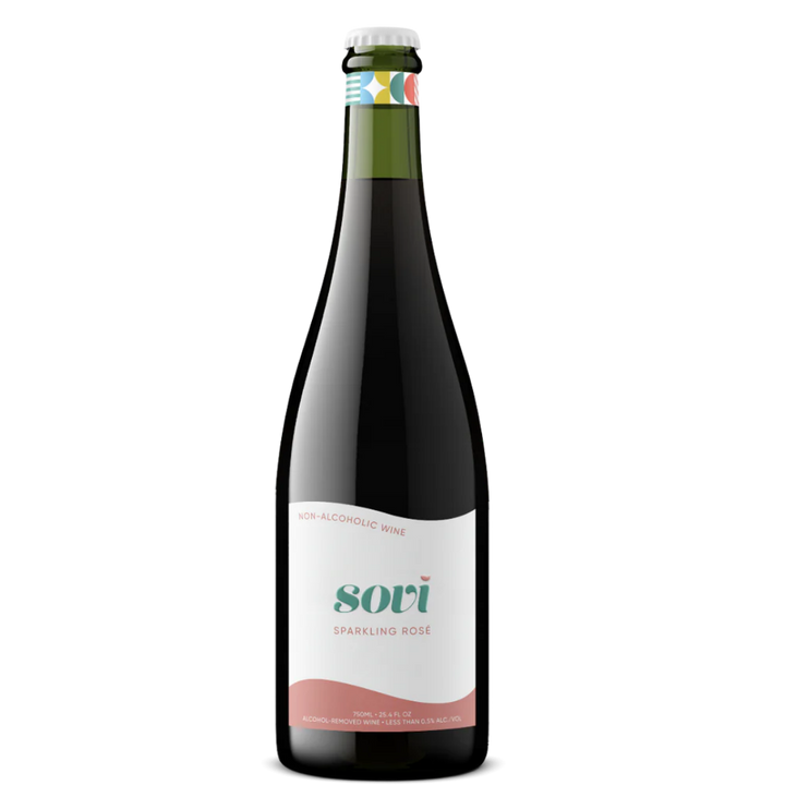 Sovi — Sparkling Rosé, Non-Alcoholic Wine | A Fresh Sip, The Best Non-Alcoholic Adult Beverages