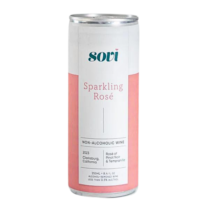 Sovi — Sparkling Rosé, Non-Alcoholic Wine Cans | A Fresh Sip, The Best Non-Alcoholic Adult Beverages