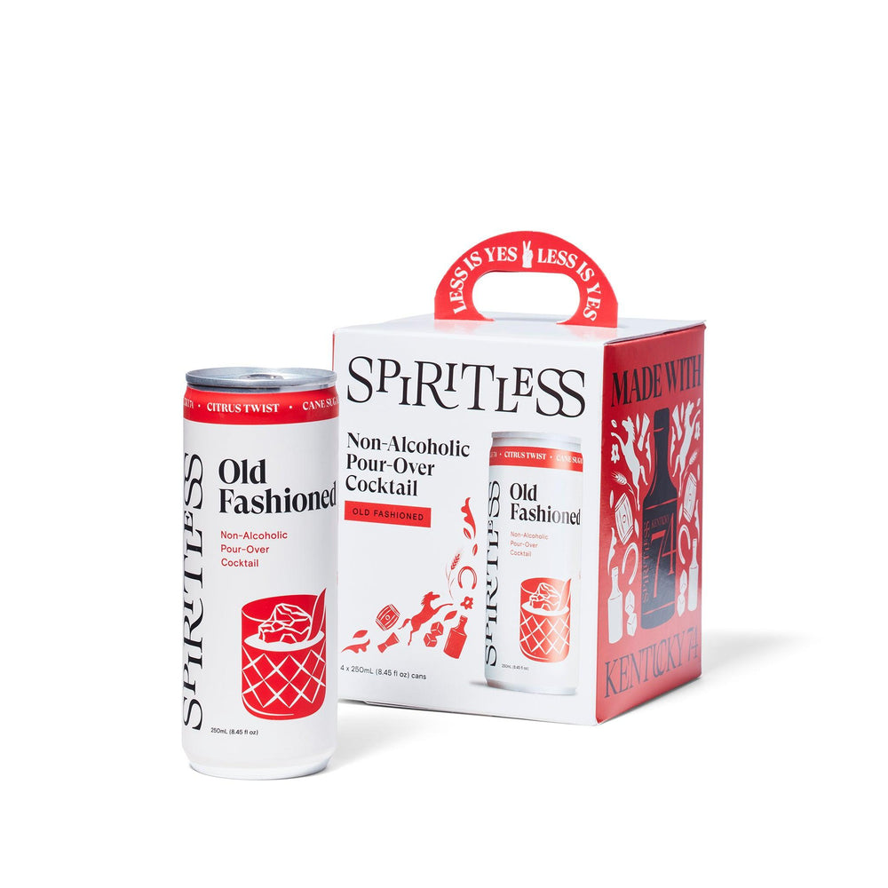 Spiritless — Old Fashioned Pour-Over, Non-Alcoholic Cocktail (4-pack) | A Fresh Sip, The Best Non-Alcoholic Adult Beverages