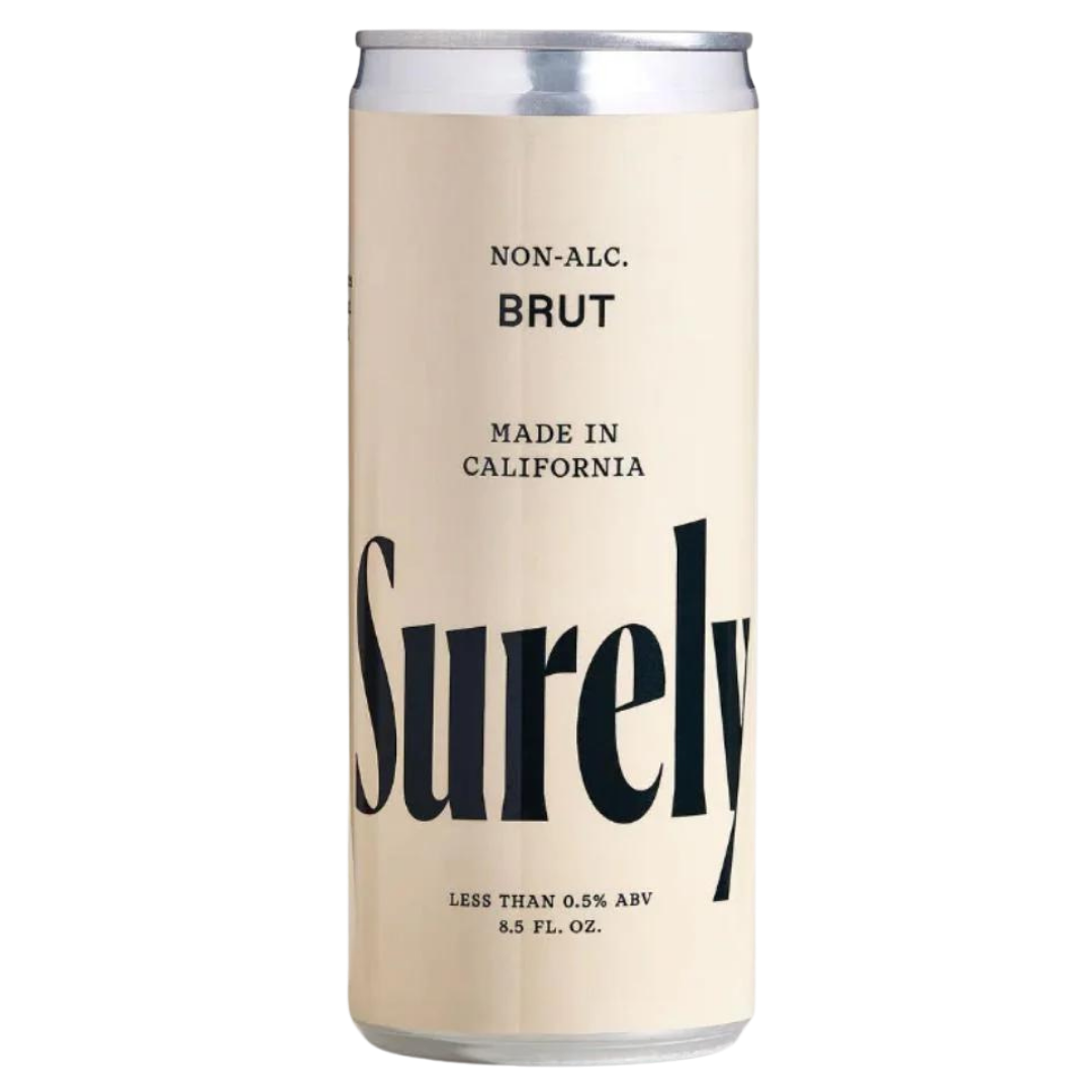 Surely — Brut White Wine,  Non-Alcoholic Wine Cans | A Fresh Sip, The Best Non-Alcoholic Adult Beverages