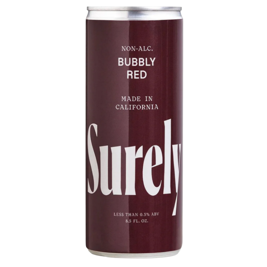 Surely — Bubbly Red Wine, Non-Alcoholic Wine Cans | A Fresh Sip, The Best Non-Alcoholic Adult Beverages