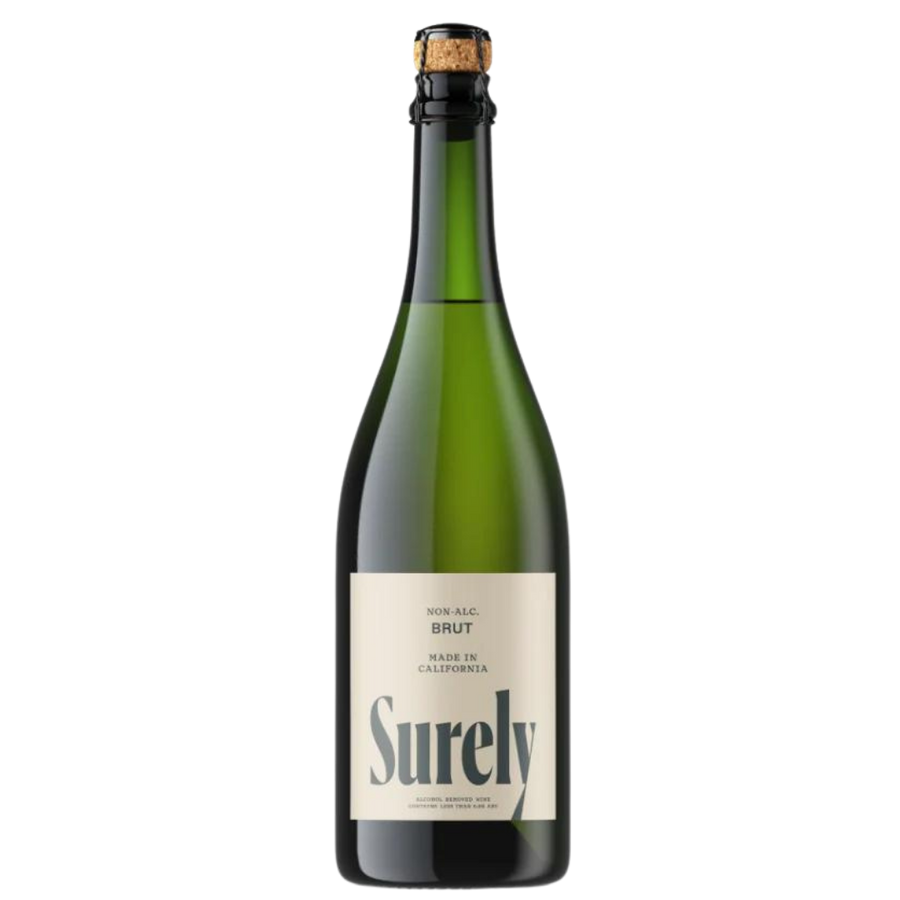 Surely — Sparkling Brut, Non-Alcoholic White Wine | A Fresh Sip, The Best Non-Alcoholic Adult Beverages