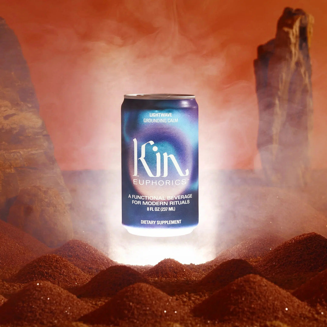 Kin — Lightwave: Grounding Calm, Functional Beverage (4 cans)