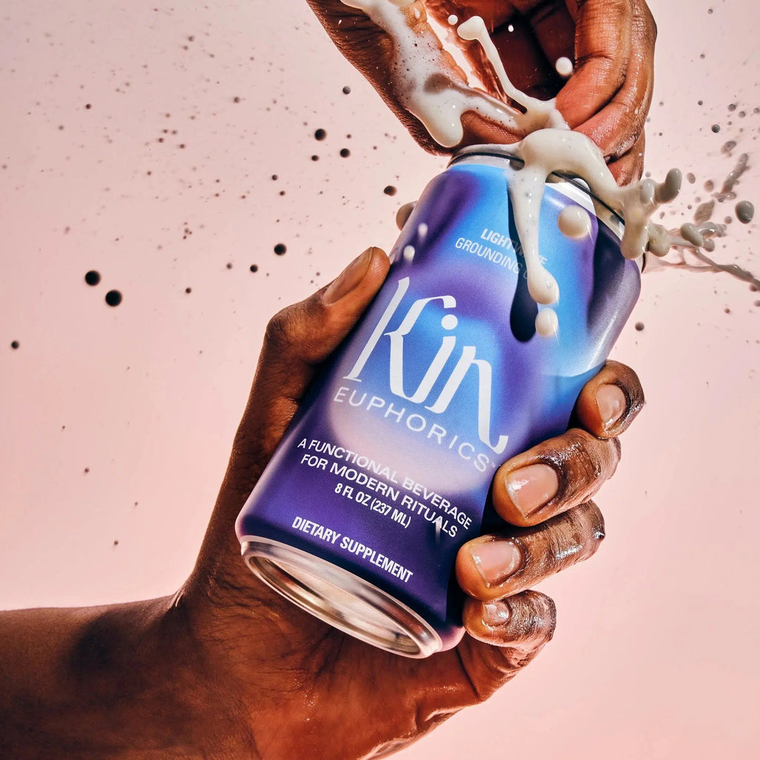 Kin — Lightwave: Grounding Calm, Functional Beverage (4 cans)